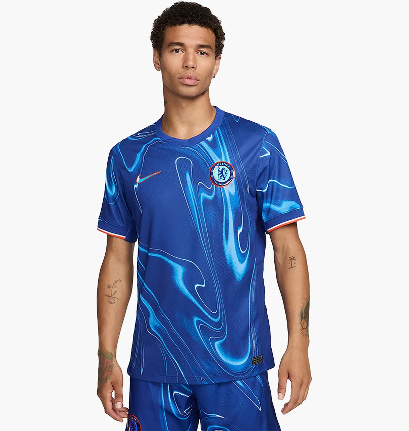 Футболка чоловіча Nike Fc Chelsea 2024/25 Stadium Home Replika Dri-Fit-Technologie Blue FN8779-496