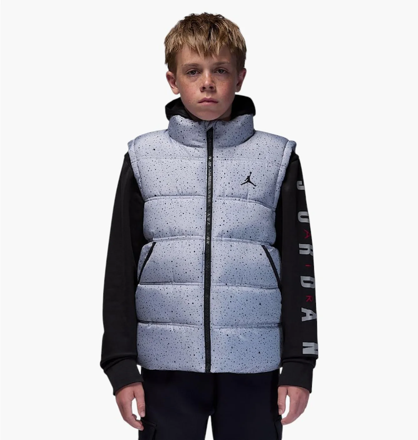 Жилетка дитяча Air Jordan Jdb 2 Fer Jkt Black/Grey 95D191-GHJ
