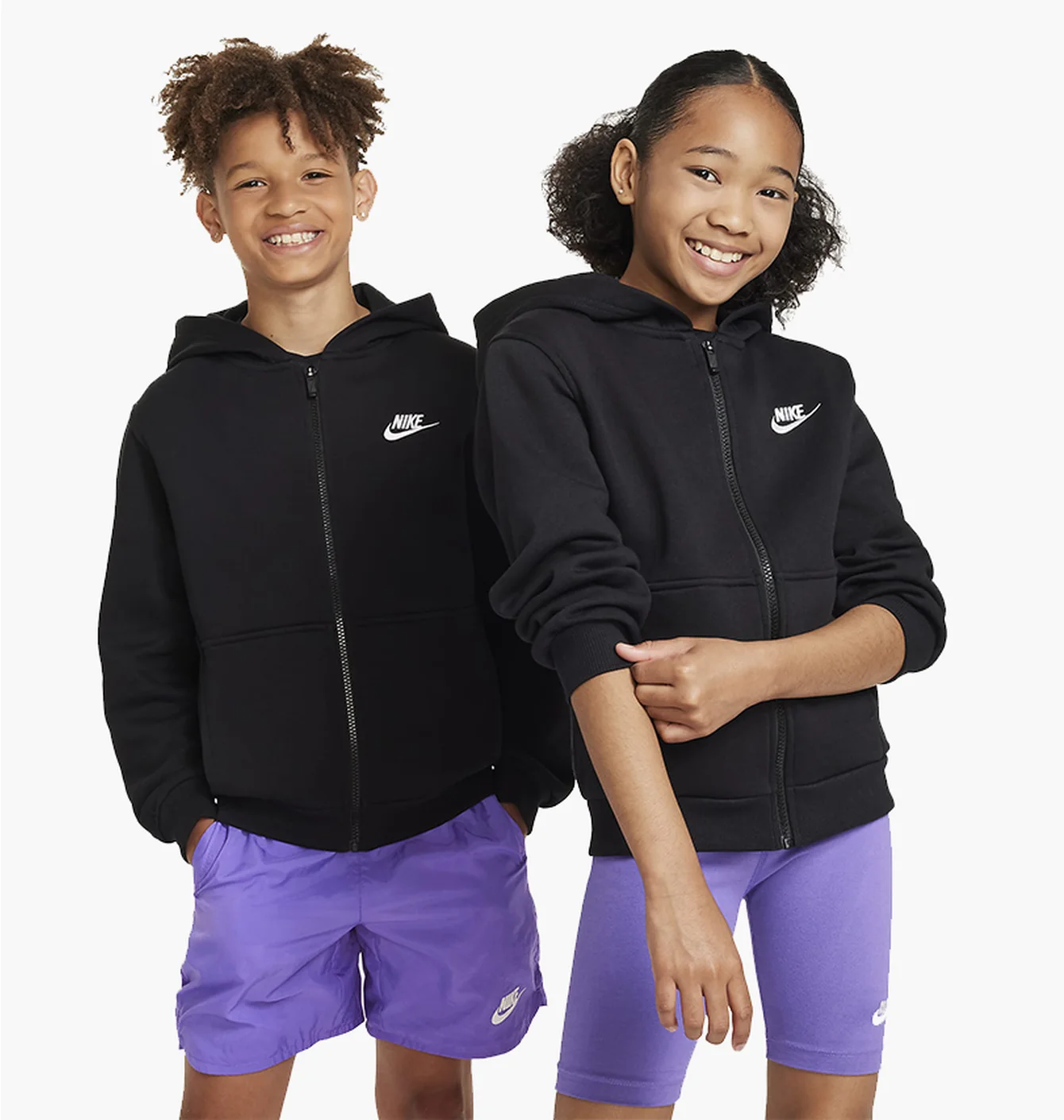 Толстовка дитяча Nike Nsw Club Flc Fz Black FD3004-010