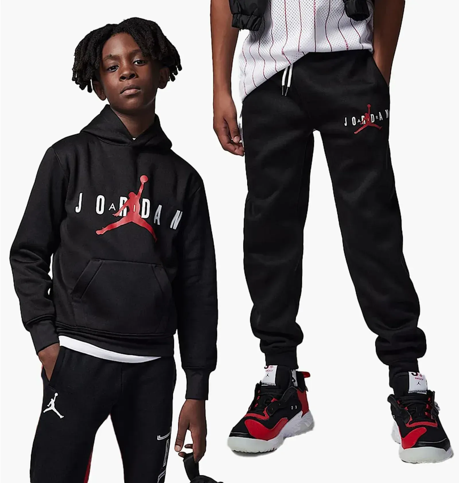 Спортивний костюм дитячий Jordan Jumpman Sustainable Black (95B910-023__95B912-023)