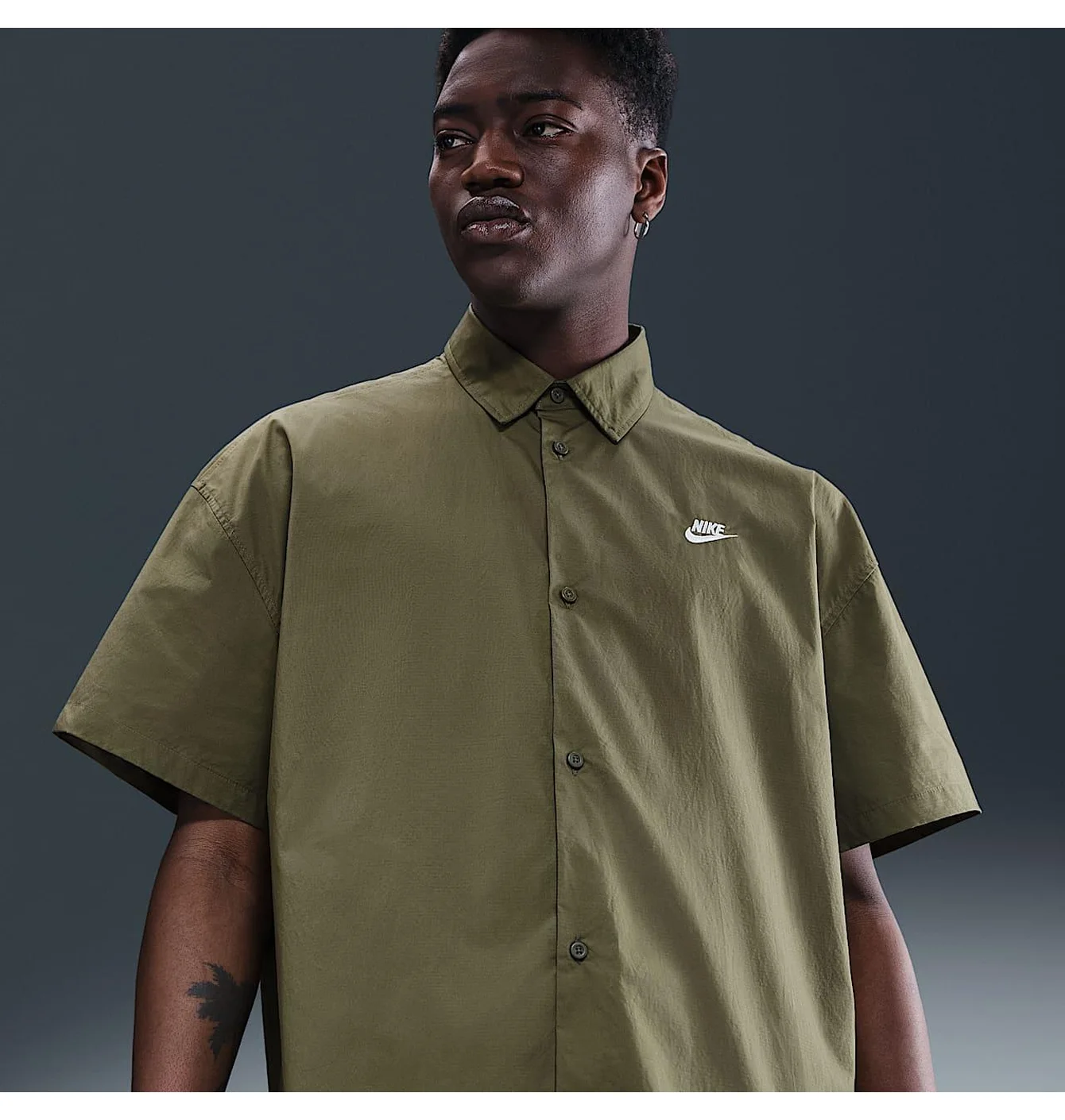 NIKE M NK CLUB SS BTN SHIRT OS