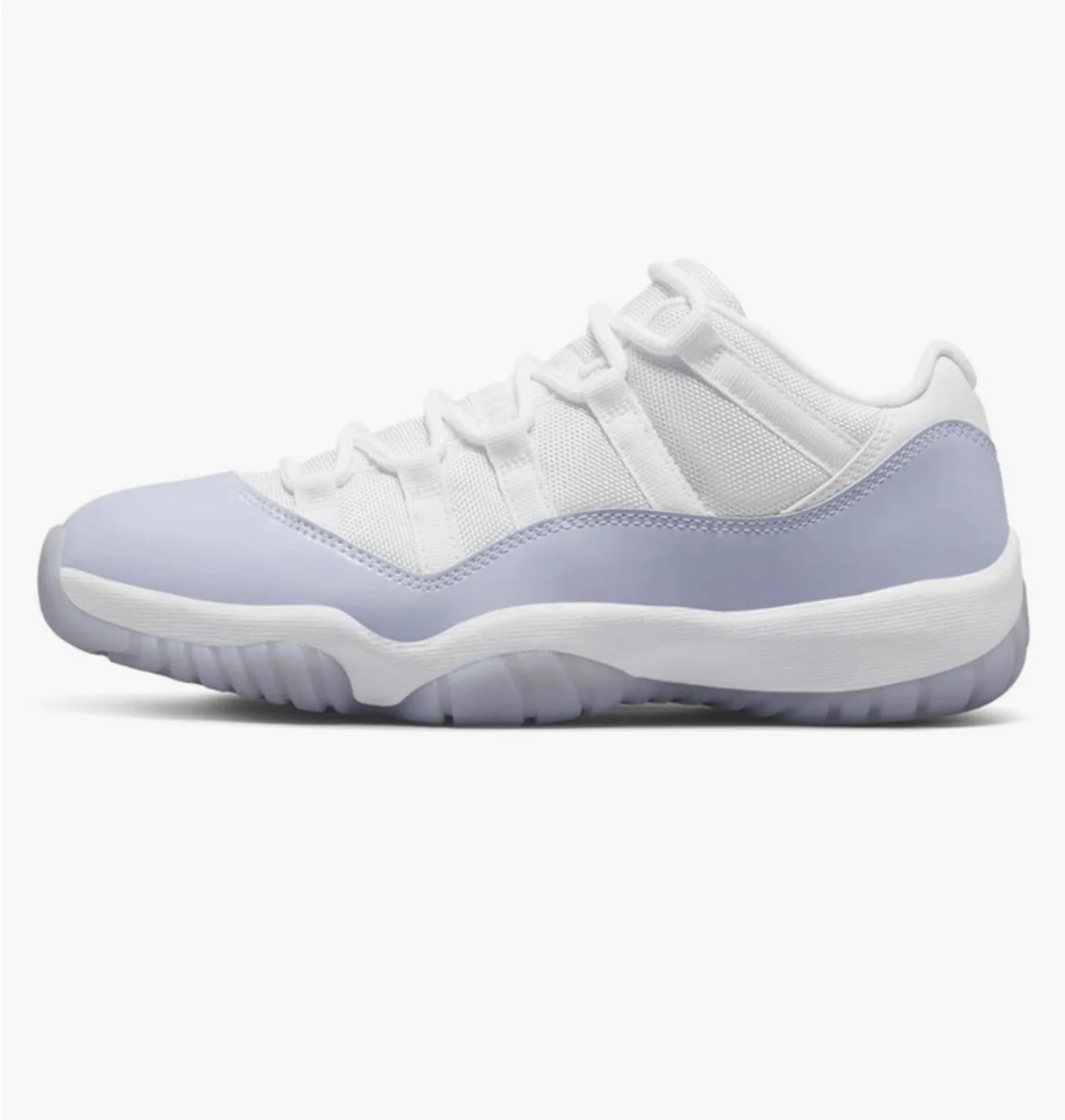 Кросівки жіночі Air Jordan 11 Retro Low "Pure Violet" White/Light Blue Ah7860-101