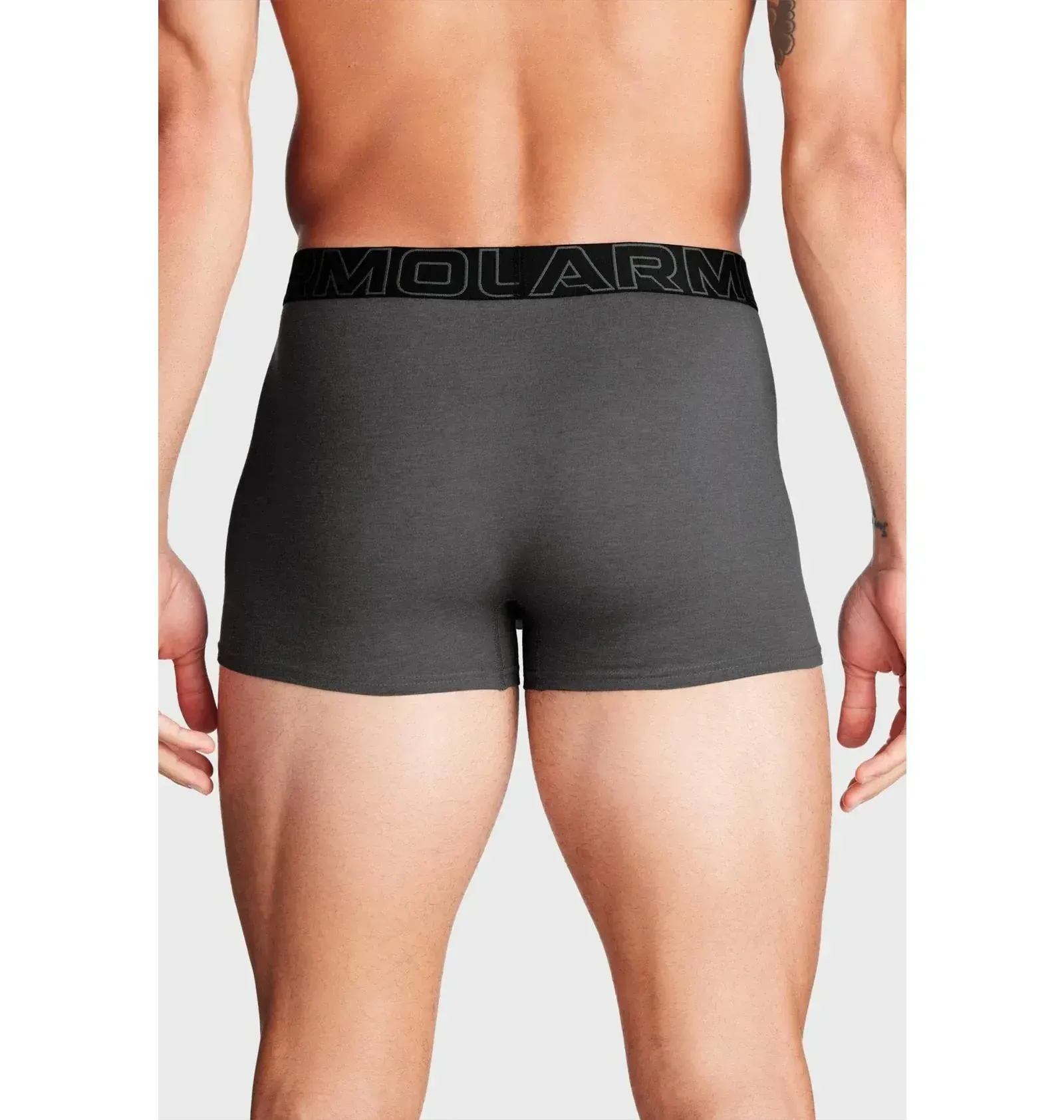 Труси-боксерки чоловічі Under Armour Ua Performance Cotton - Solid 3 3Pk (1383891-025)