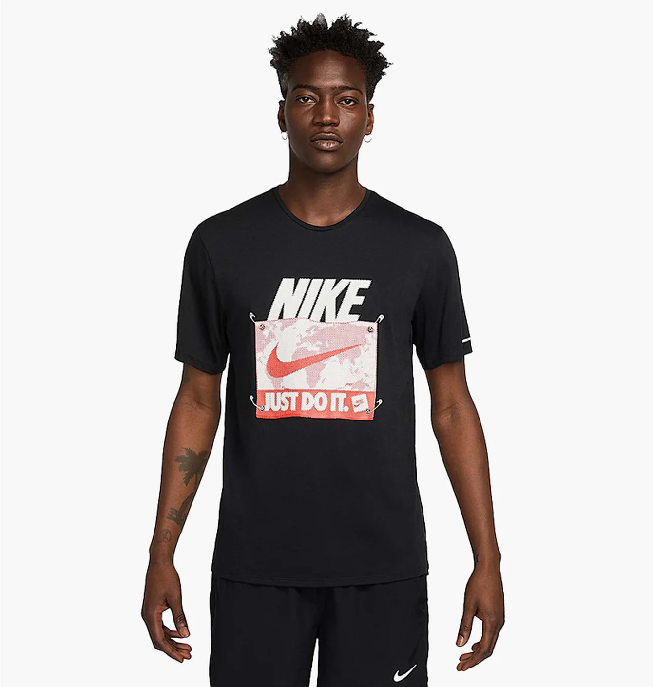 Футболка чоловіча Nike Dri-Fit Run Energy Ss Top Black HJ4158-010