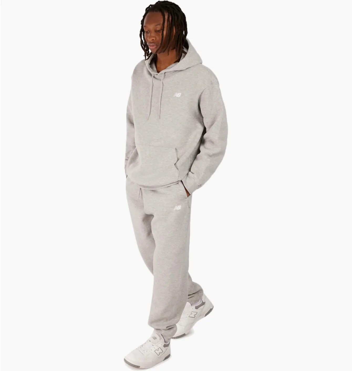 New Balance Sport Essentials Fleece Hoodie grey
