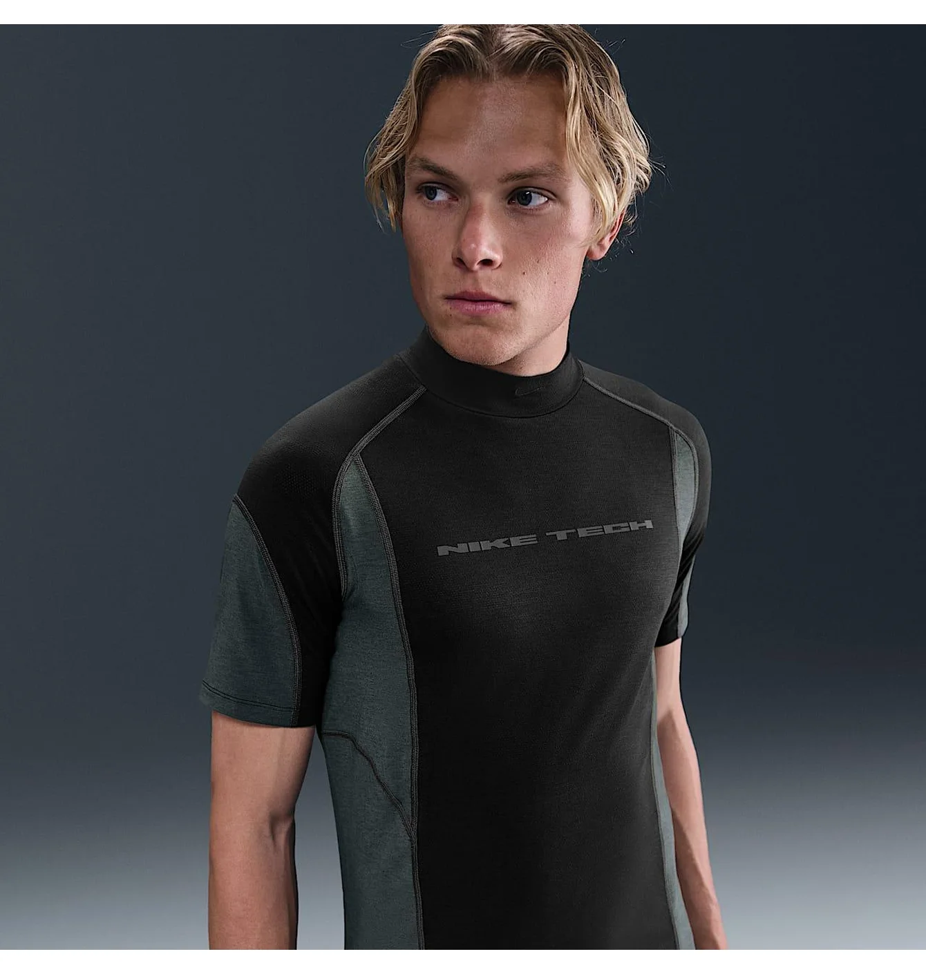 Футболка чоловіча Nike Tech MenS Dri-Fit Short-Sleeve Base Layer Black IB1522-010