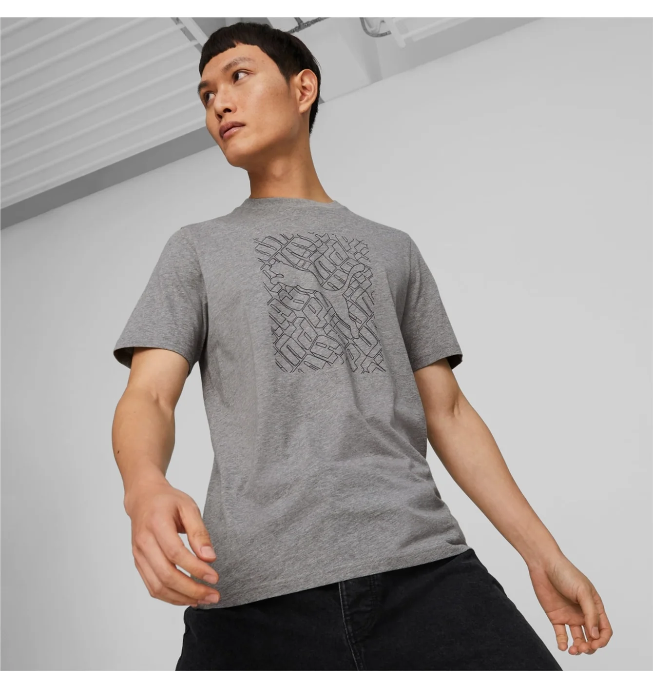 Футболка чоловіча Puma Hc Graphic Grey 674474-03
