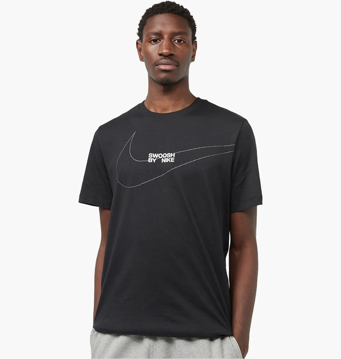 Футболка чоловіча Nike Swoosh T-Shirt Black FQ3785-010