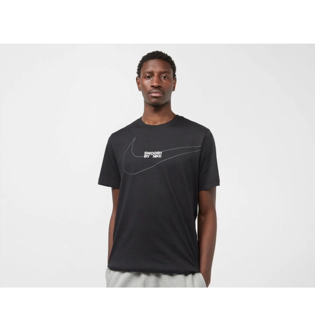 Футболка чоловіча Nike Swoosh T-Shirt Black FQ3785-010
