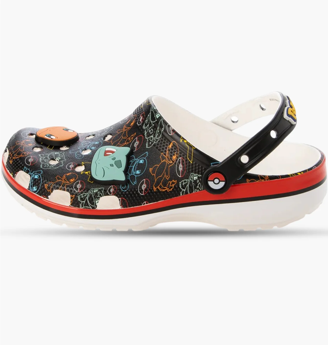 Тапочки унісекс CROCS Pokemon Print Cls Clog Black/Multi 211343-90H