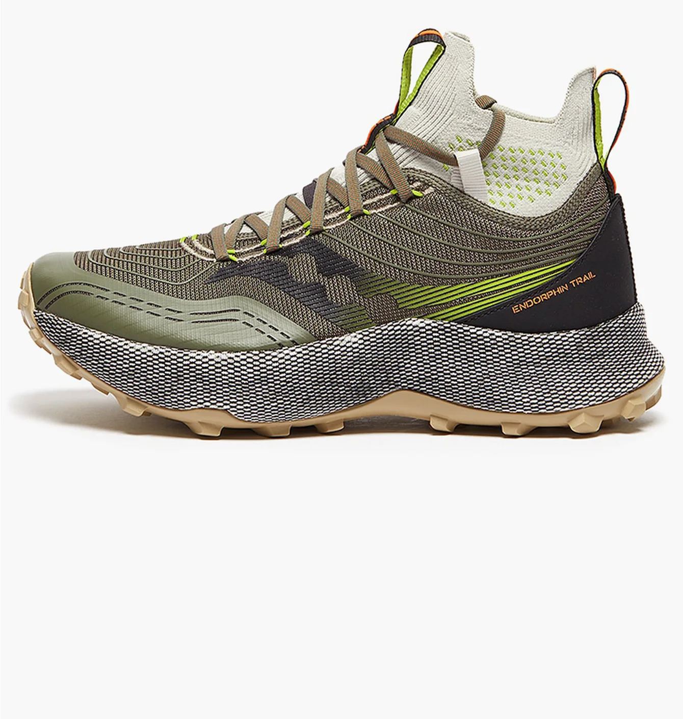 Saucony Endorphin Trail Mid Olive