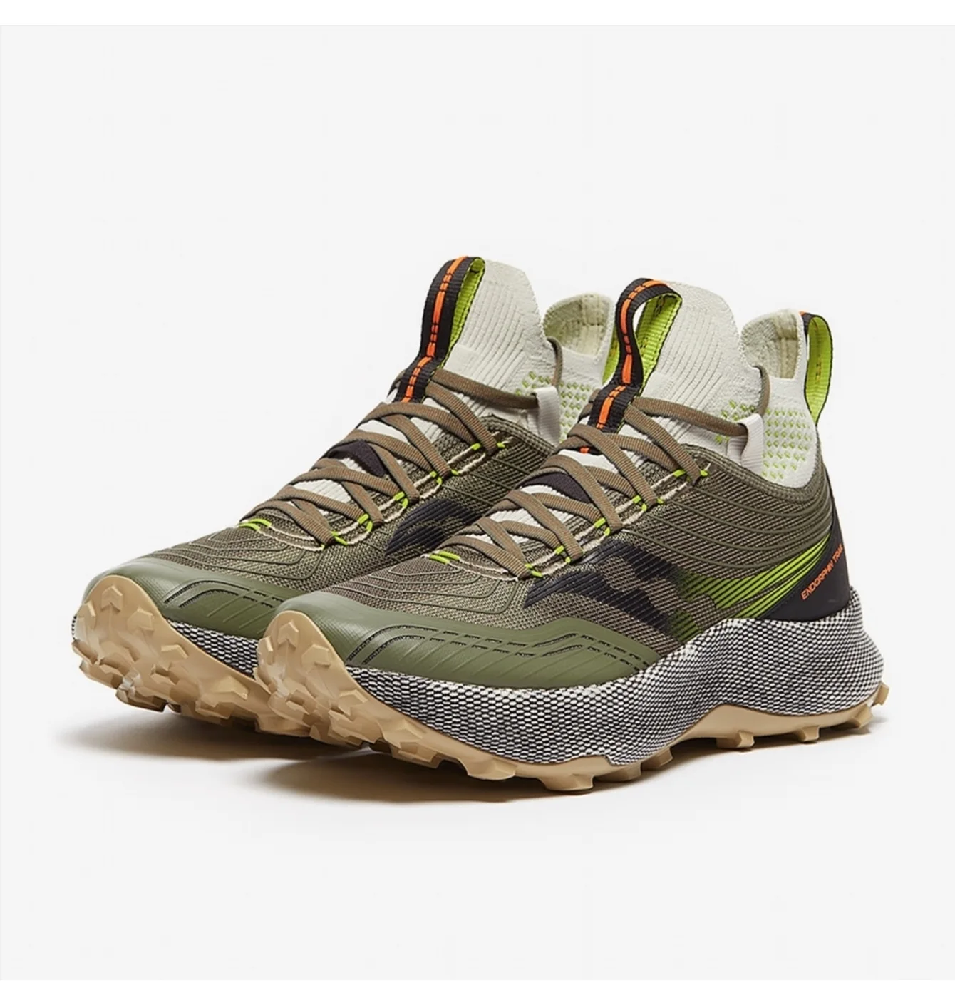 Saucony Endorphin Trail Mid Olive