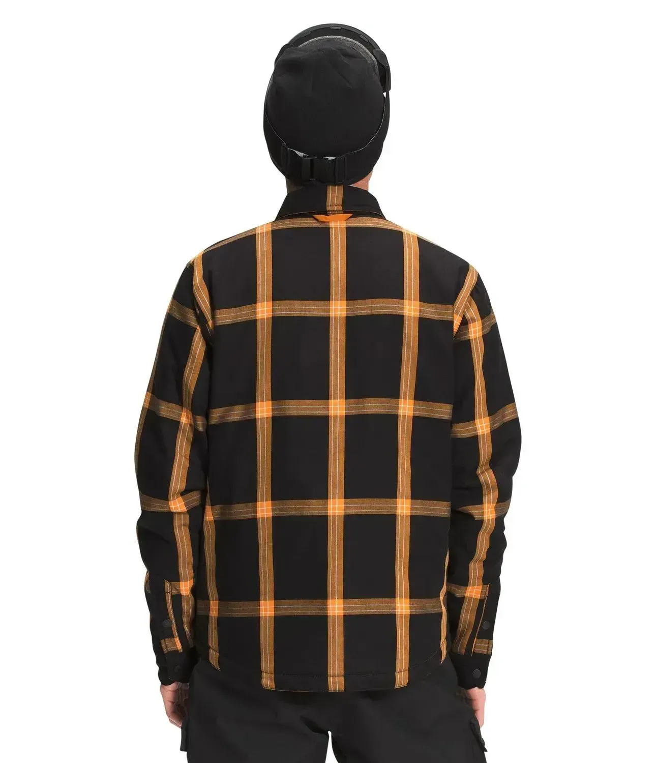 Кофта чоловіча The North Face Fort Point Insulated Flannel Ski Jacket, Vivid Orange/Vivid Orange Plaid (NF0A3LZH2P0)