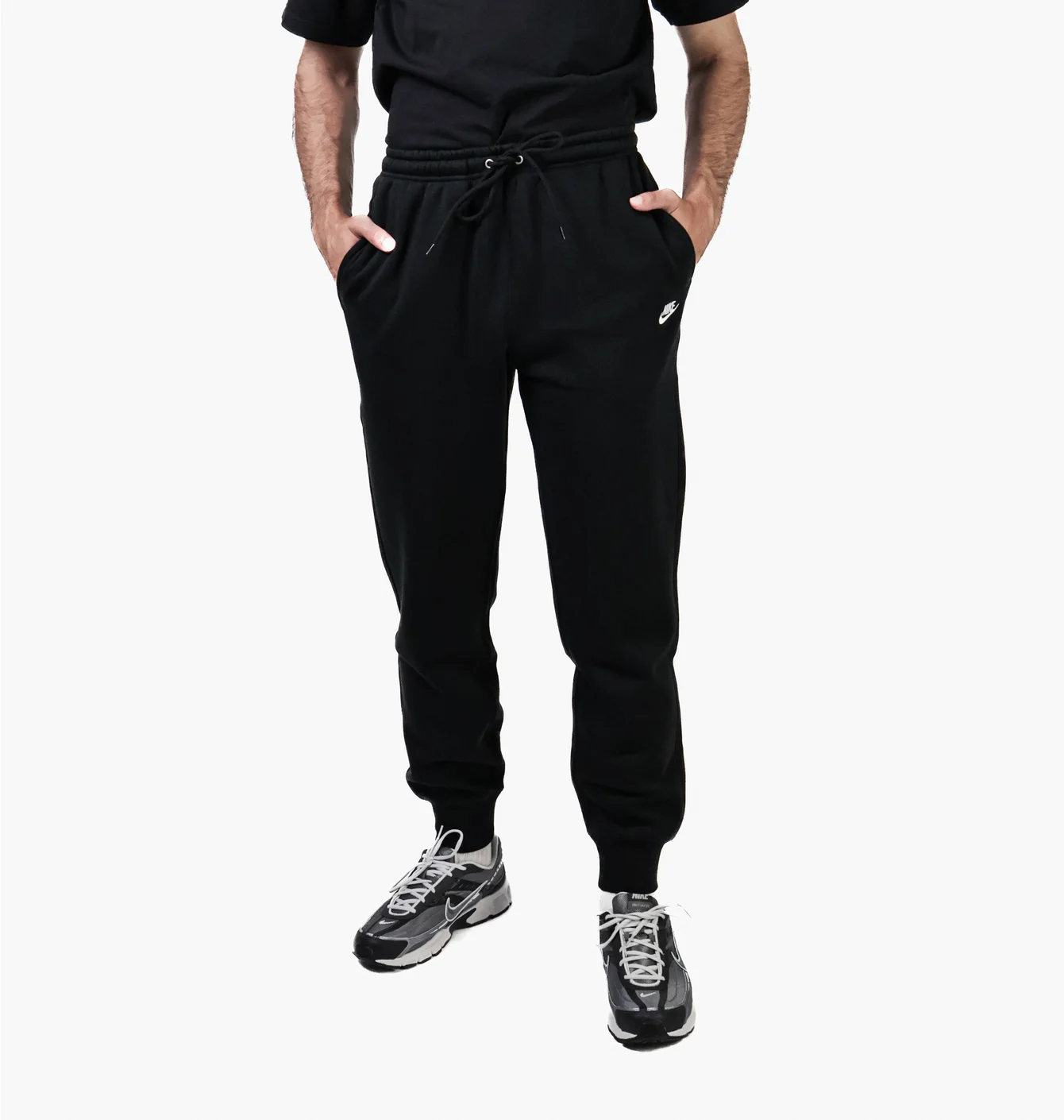 Nike Club Fleece Joggers Black/Black/White