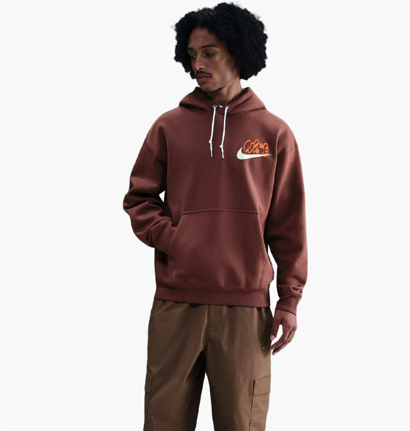 Худі чоловіче Nike Solo Swoosh Fleece Red IH4293-104