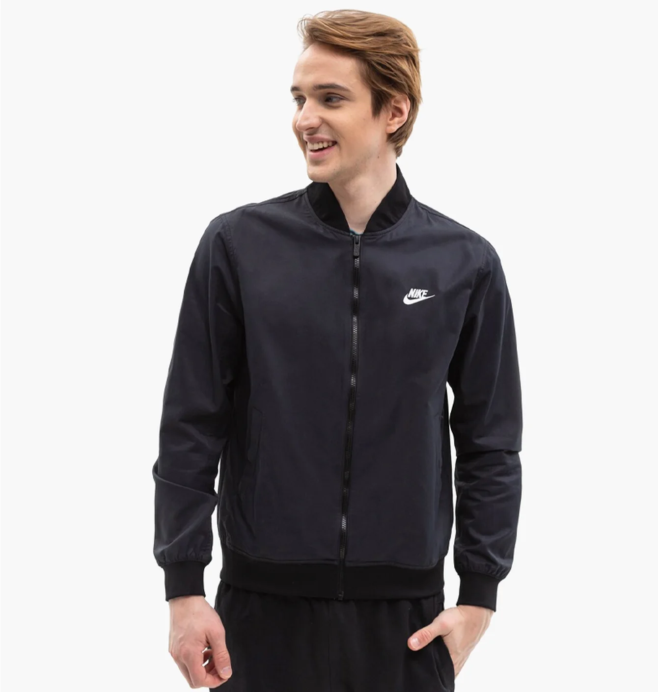 Куртка чоловіча Nike Nk Club Wvn Ul Bombr Jkt Black Dm6821-010