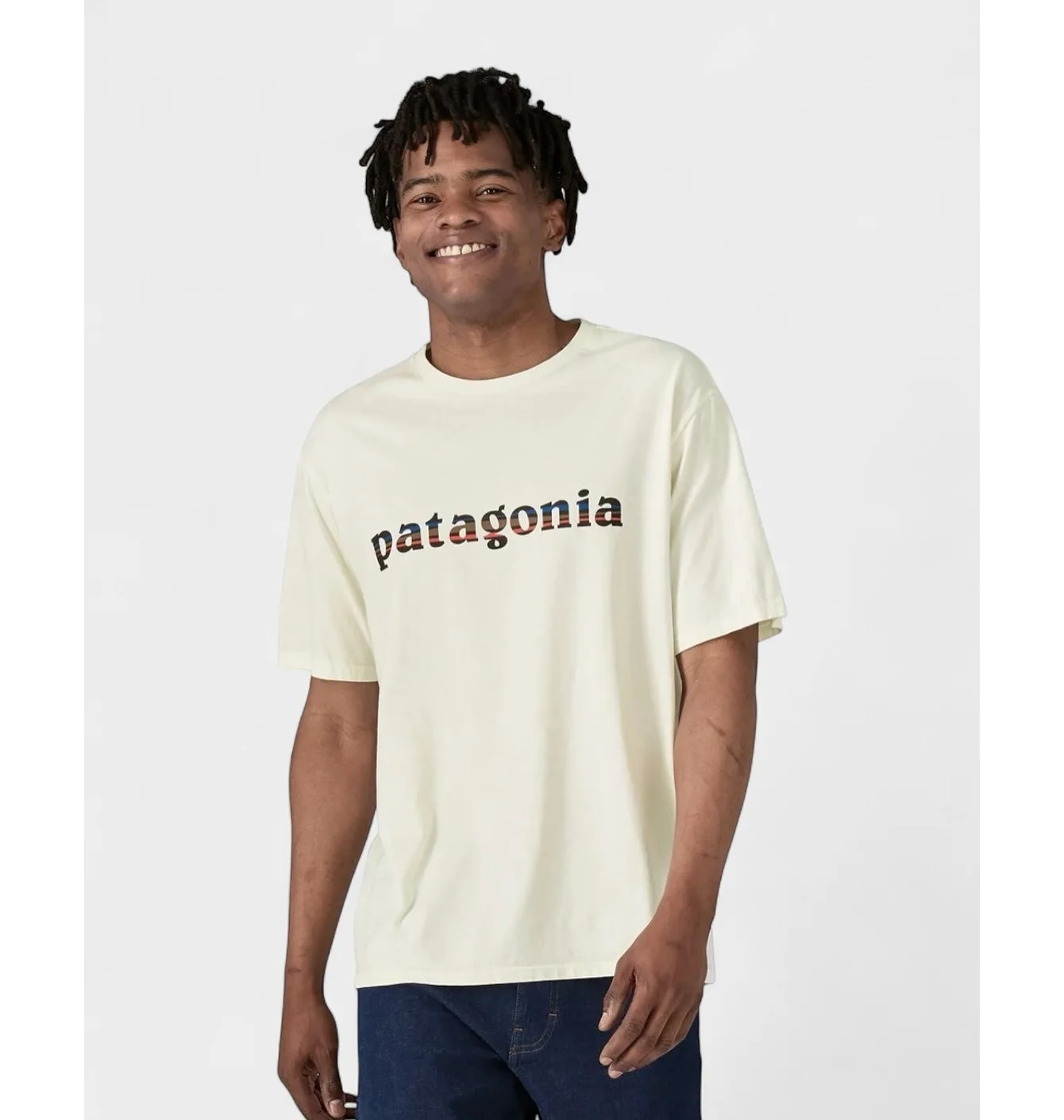 Patagonia Men's '73 Text Logo Organic T-Shirt