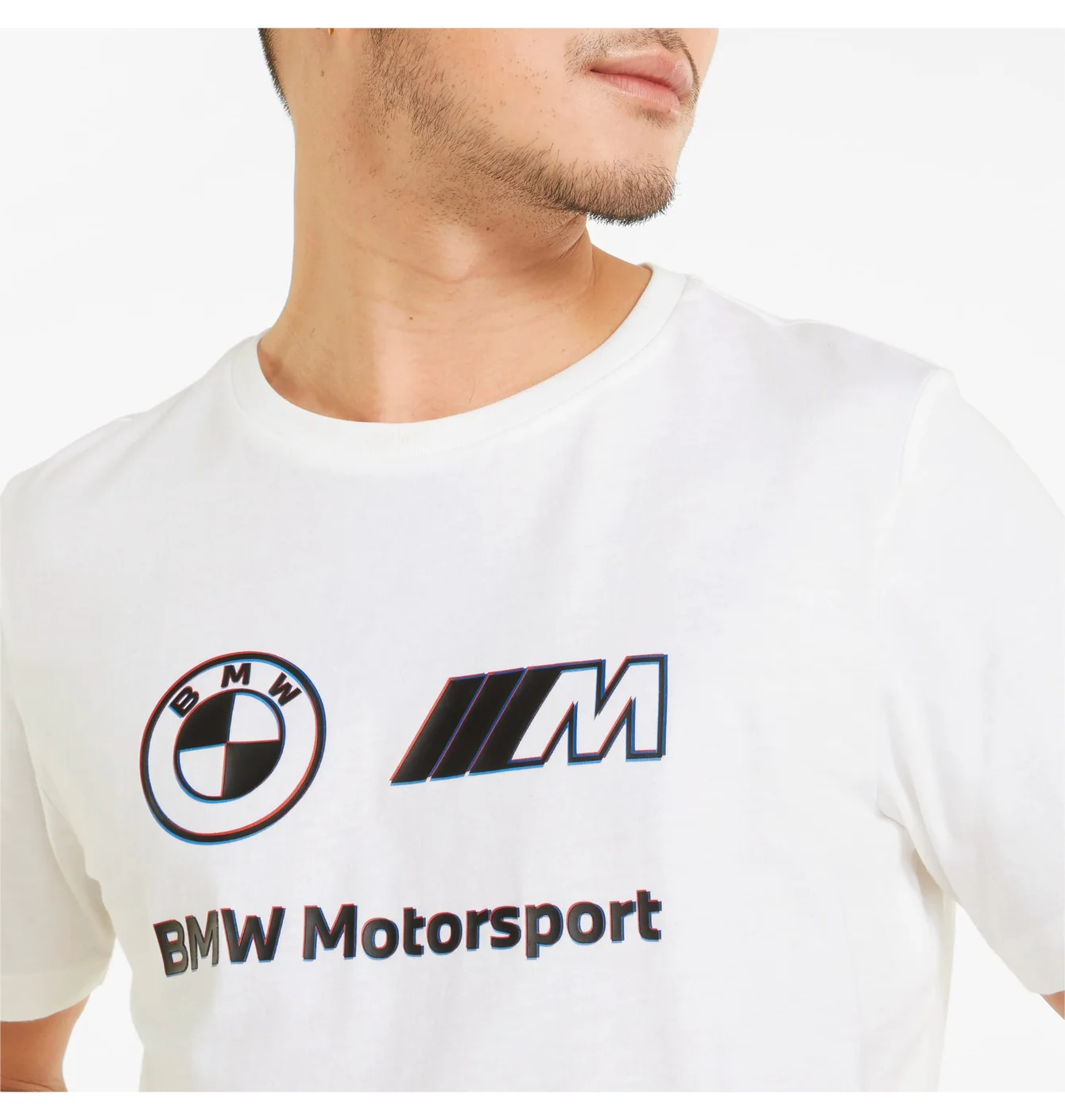 Футболка чоловіча Puma Bmw M Motorsport Logo Tee White 533398-02