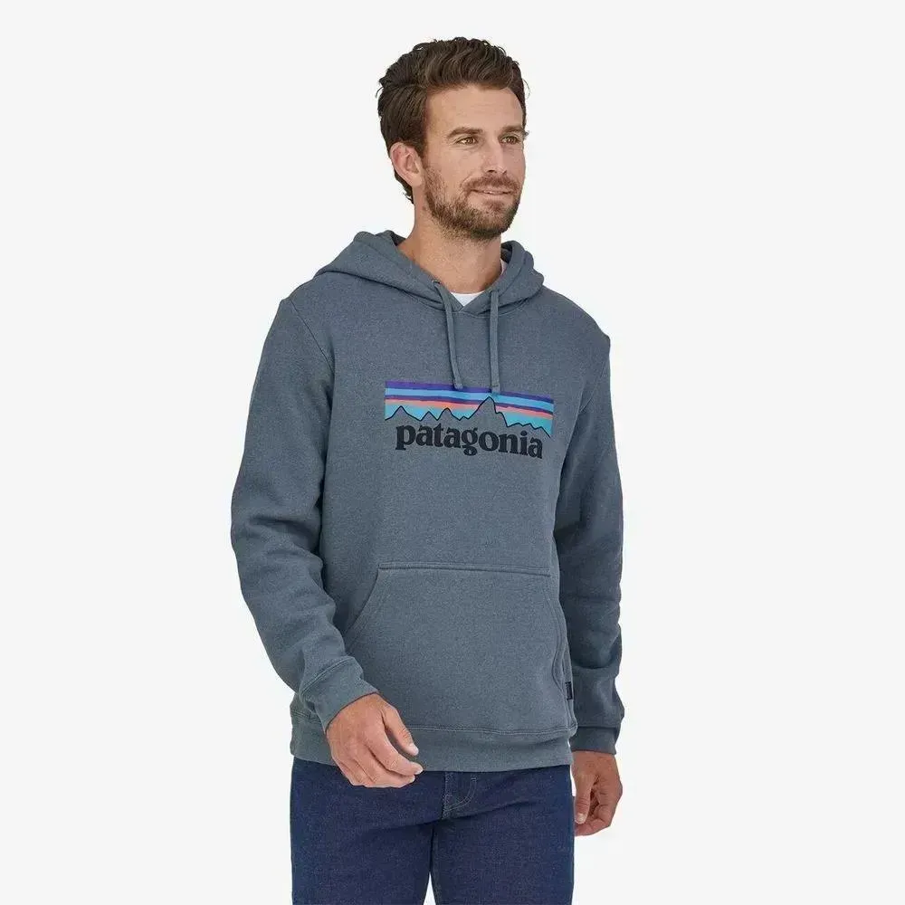 Кофта чоловіча Patagonia P-6 Logo Uprisal Hoody Plume Grey (PLGY39622)
