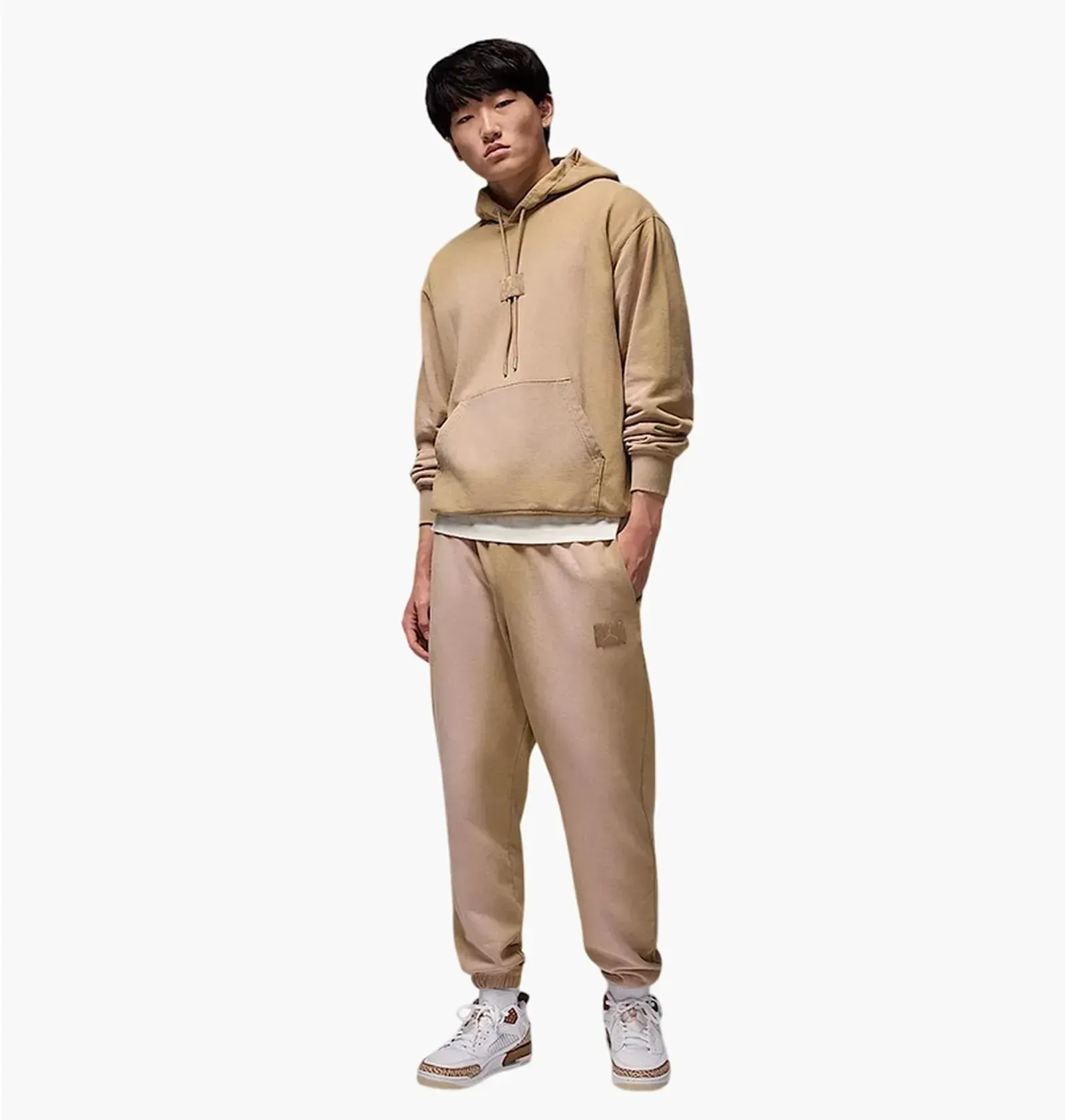 Спортивний костюм чоловічий Jordan Flight Fleece Beige (FV7249-257__FV7253-257)