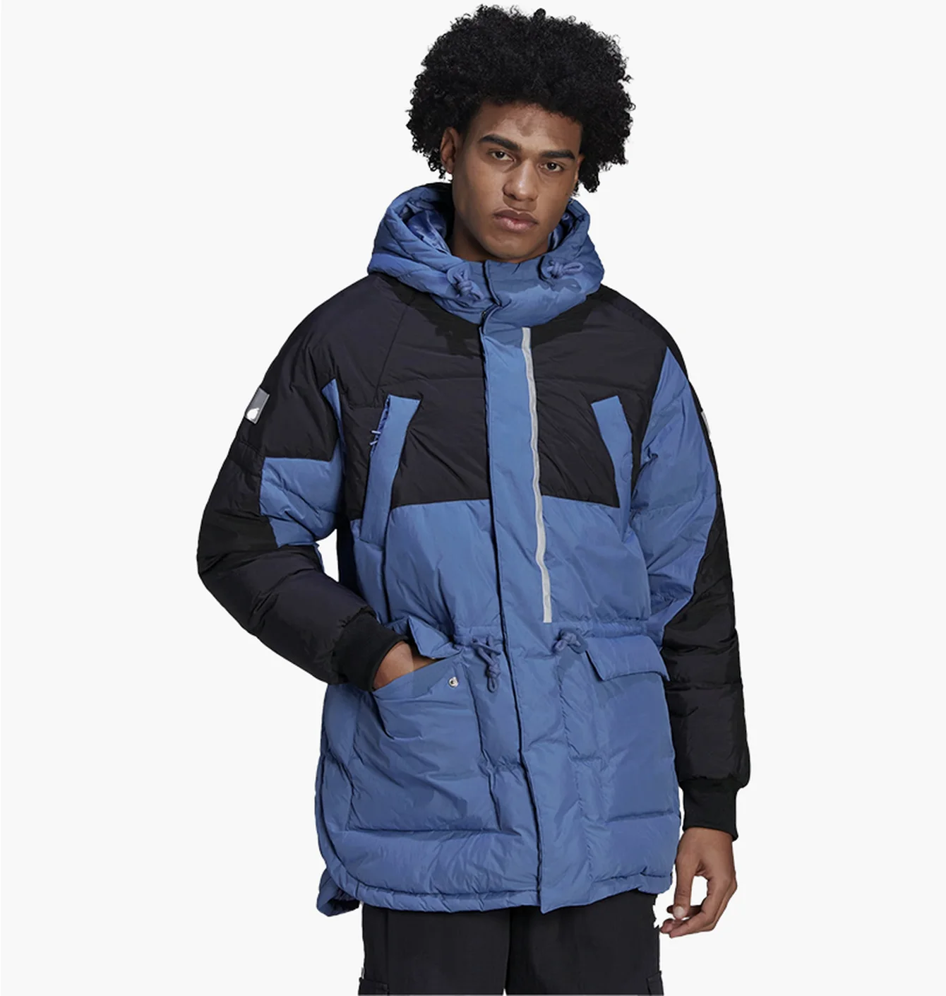 Куртка чоловіча Adidas Adventure Down Regen Hooded Puffer Jacket Blue HL6745