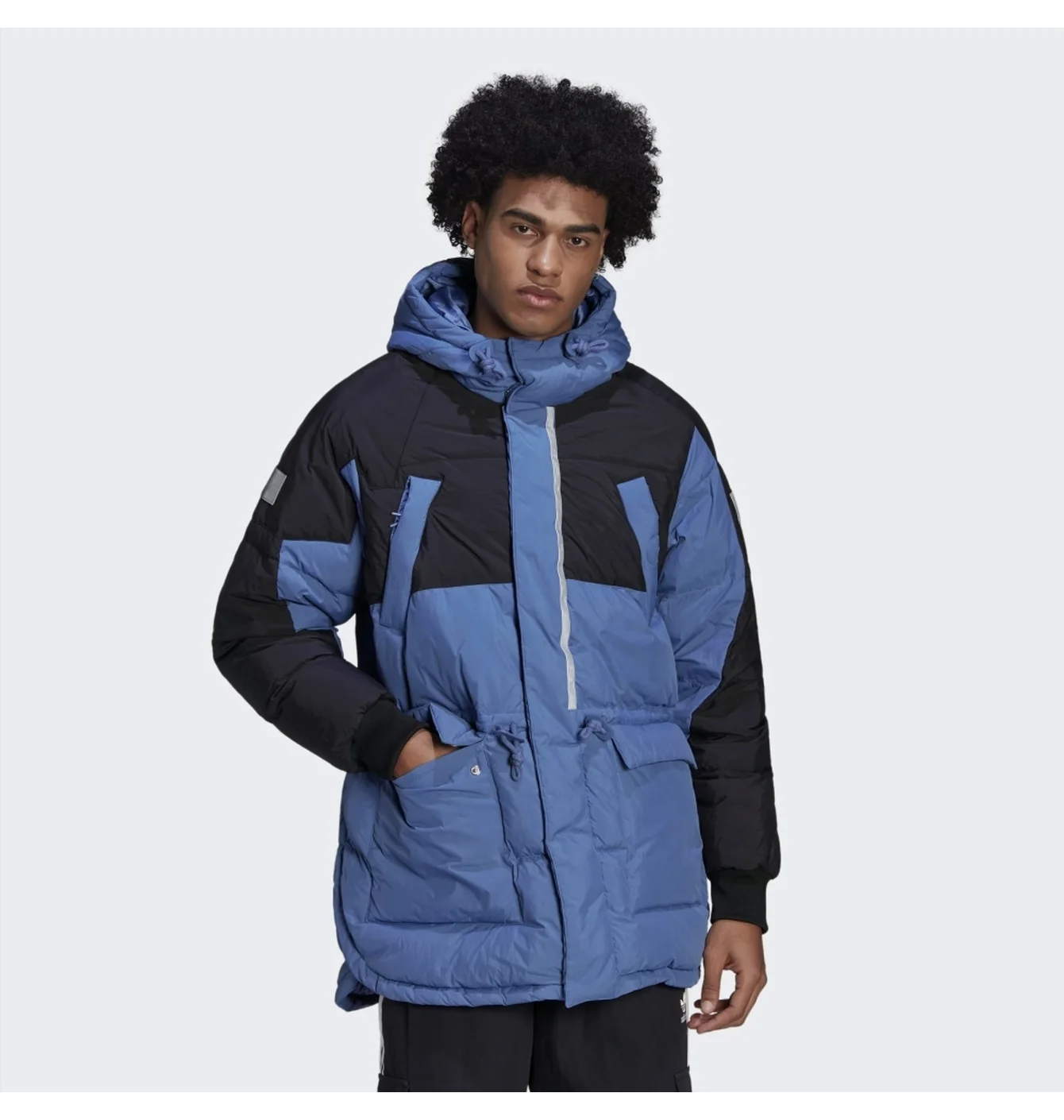 Куртка чоловіча Adidas Adventure Down Regen Hooded Puffer Jacket Blue HL6745