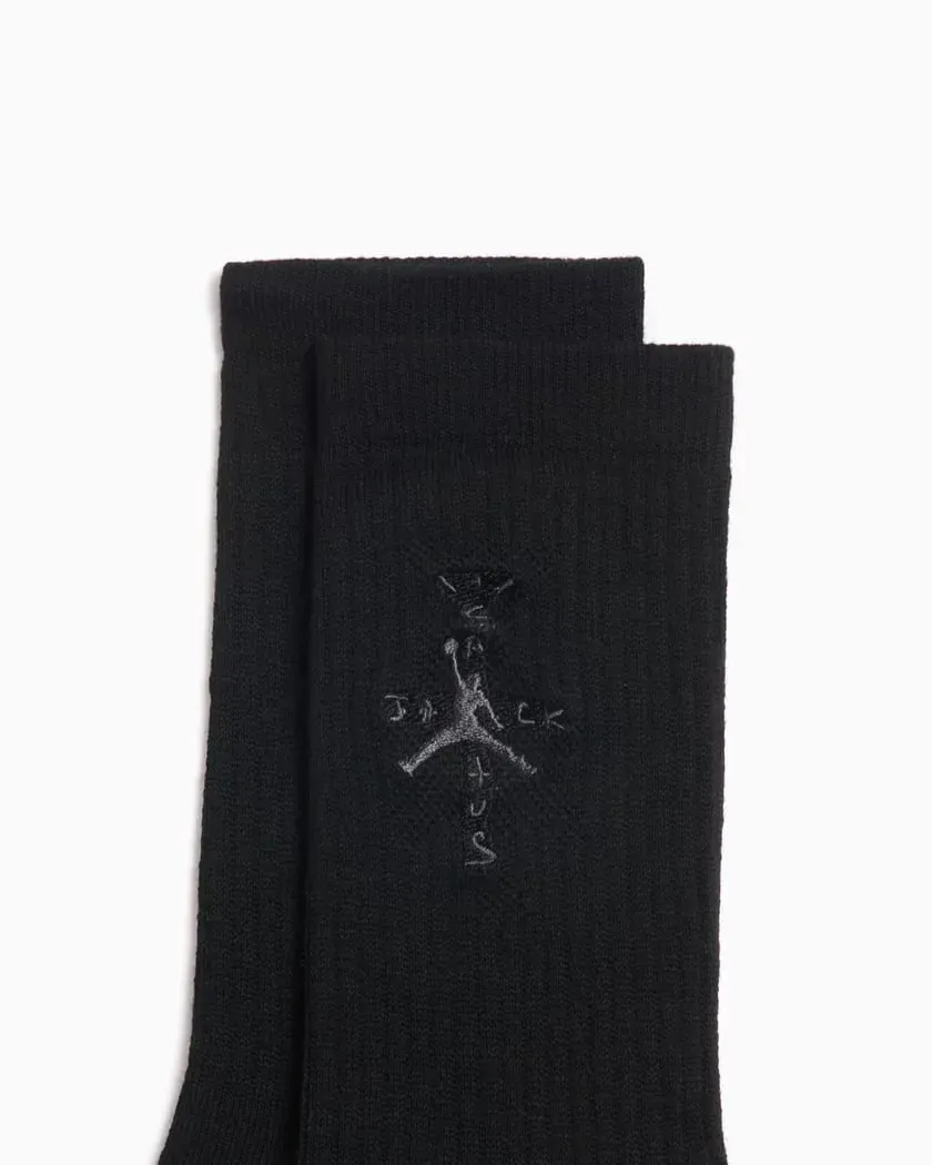 Шкарпетки Jordan x Travis Scott Crew Sock Black