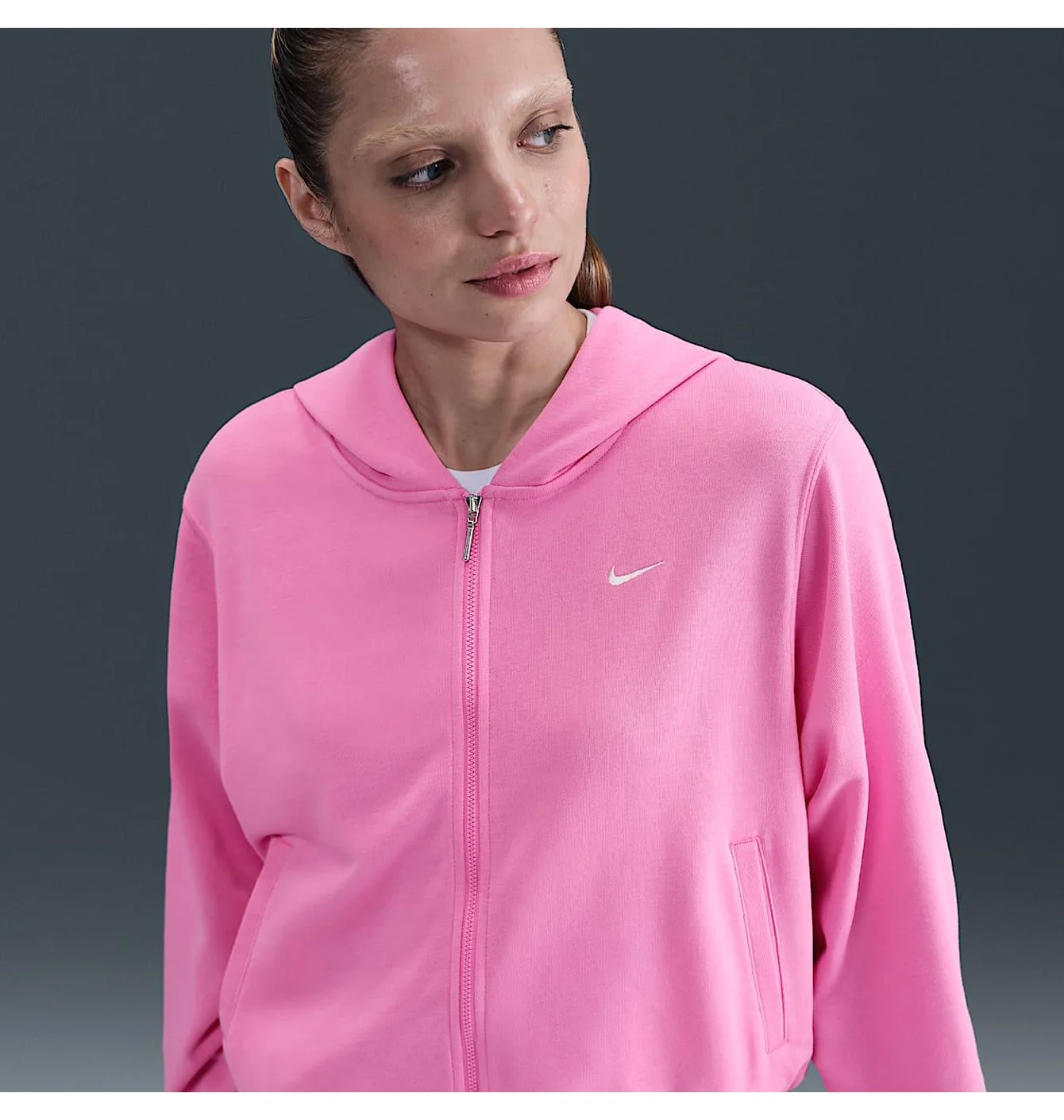 Толстовка жіноча Nike Nsw Chll Ft Pink FN2415-675
