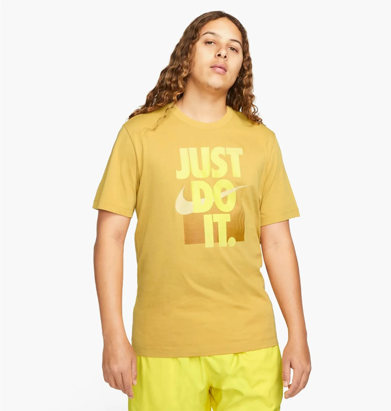 Футболка чоловіча Nike Nsw Tee 12Mo Jdi Yellow DZ2993-725