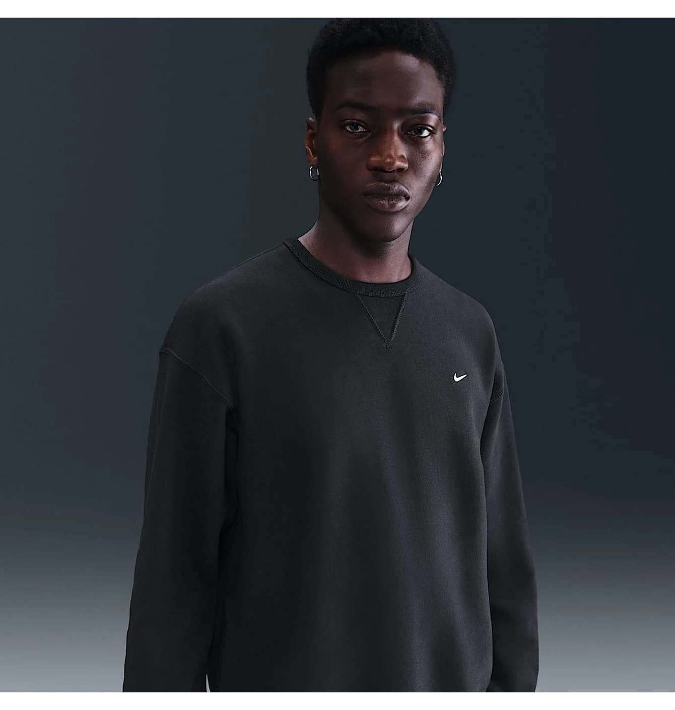 Світшот чоловічий Nike Solo Swsh Crew Black HV1086-010