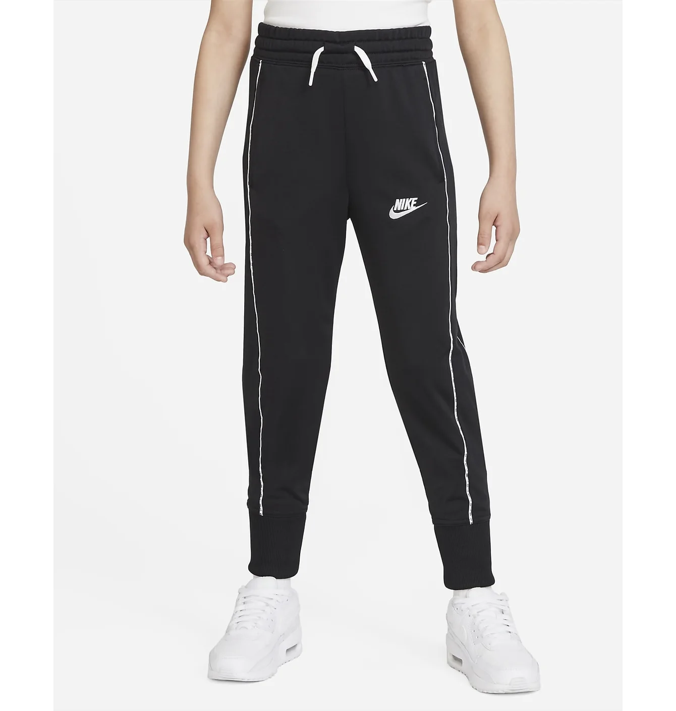 Спортивний костюм дитячий Nike Big Kids (Girls) High-Waisted Tracksuit Black Dd6302-010