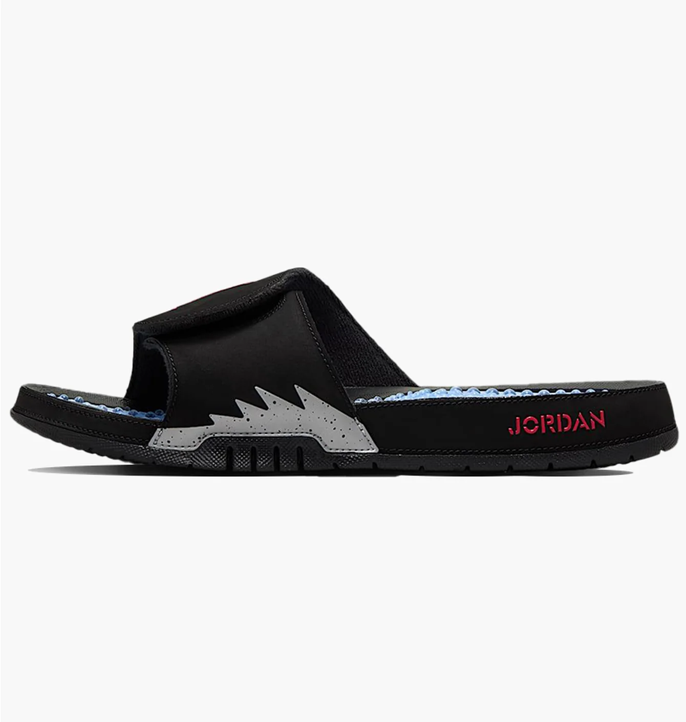 Тапочки чоловічі  Air Jordan Hydro 5 Retro Slides "Black Metallic Silver"