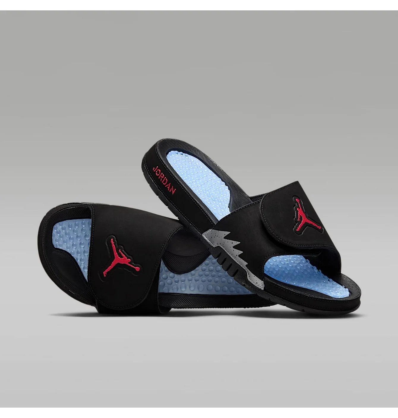 Тапочки чоловічі  Air Jordan Hydro 5 Retro Slides "Black Metallic Silver"