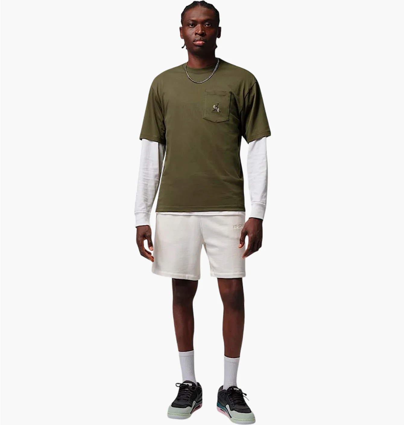 Футболка чоловіча Air Jordan Pocket Crew Olive IF3069-325