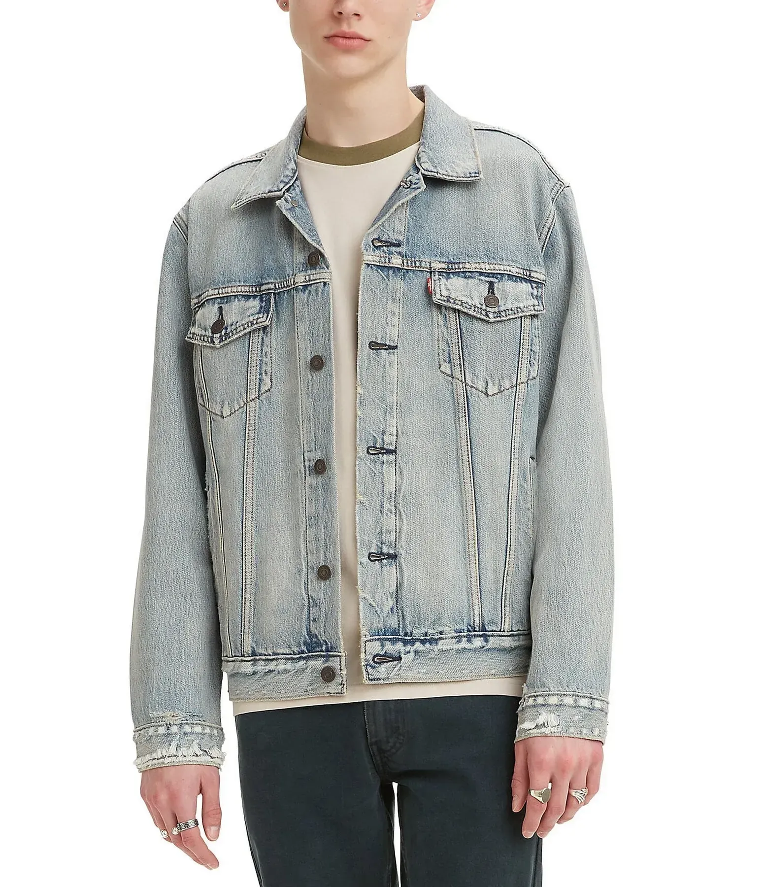 Levi's® Men's Light Destructed Trucker Jacket