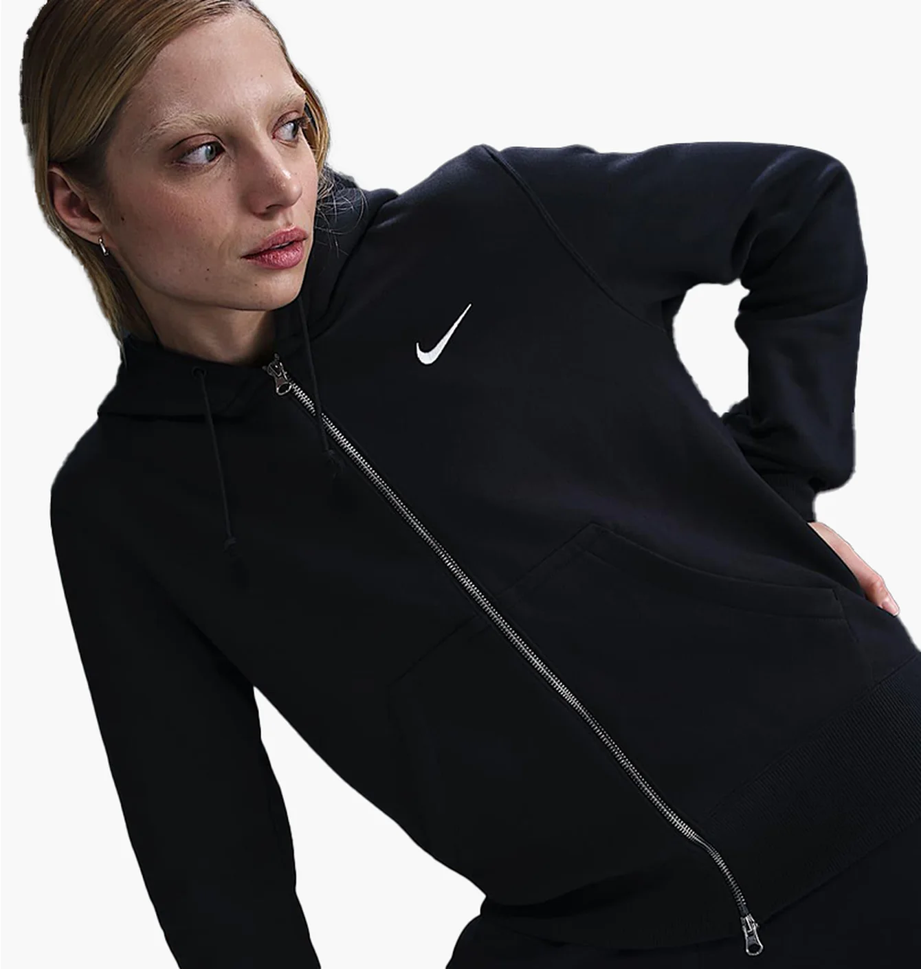 Толстовка жіноча Nike Sportswear Phoenix Fleece Black HJ0995-010