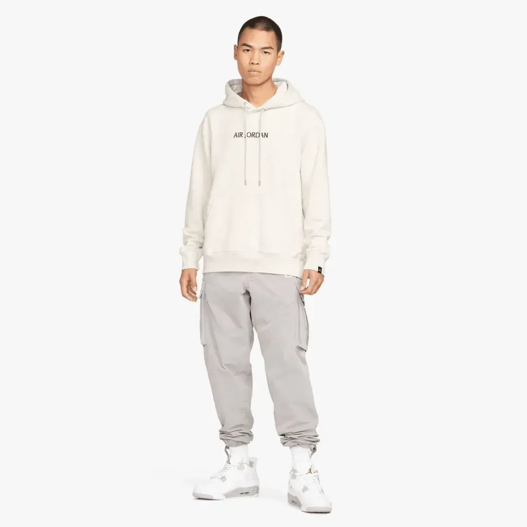 Jordan Wordmark Hoodie White