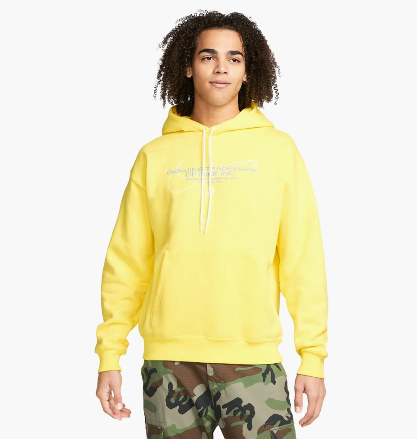 Nike SB Fleece Gen Trademark Logo yellow strike