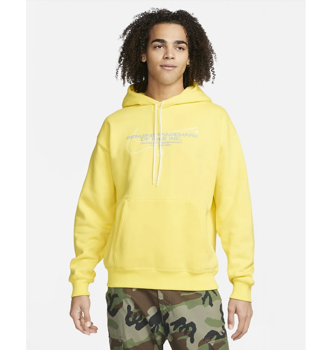 Nike SB Fleece Gen Trademark Logo yellow strike