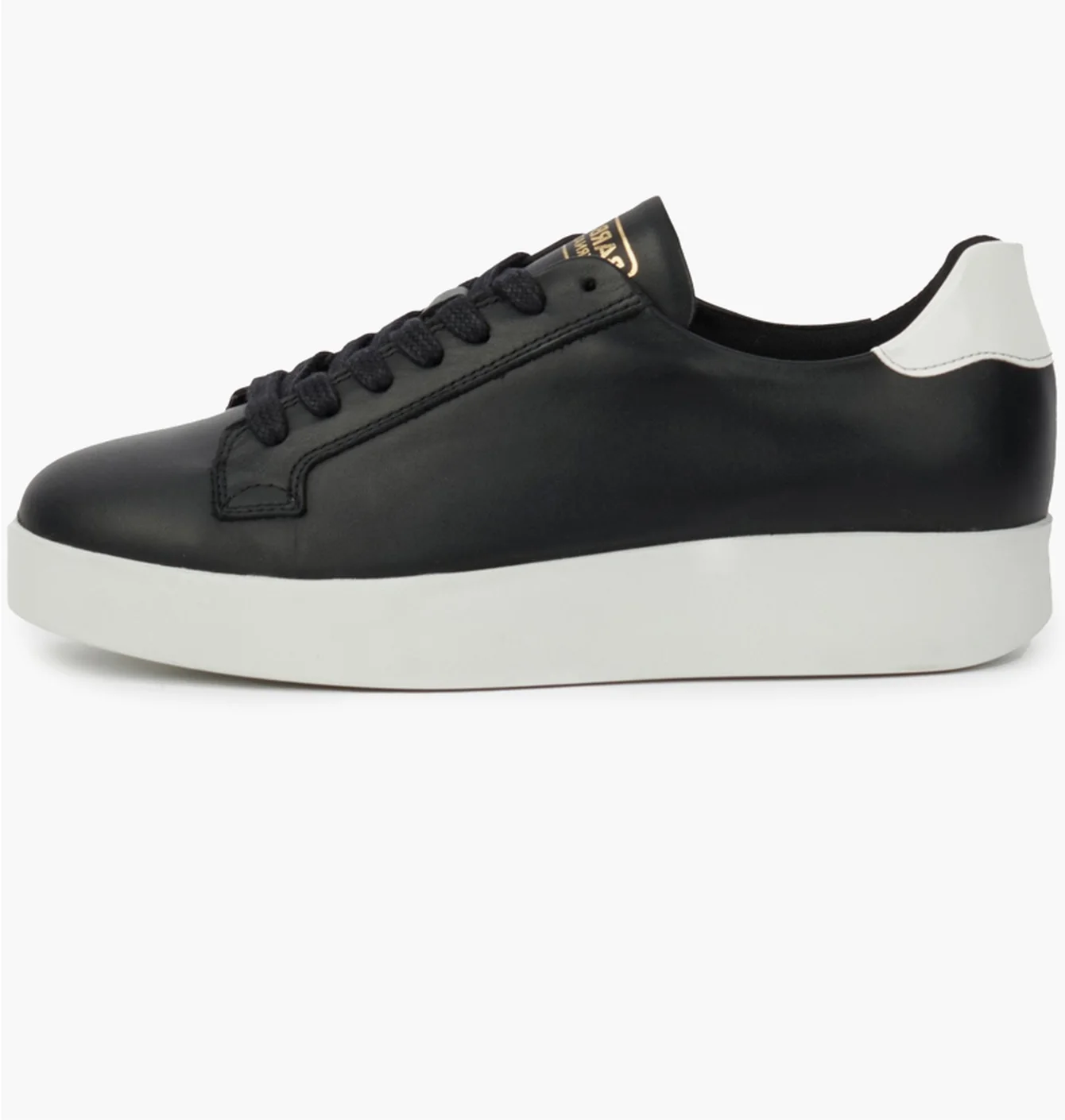 Barbour Leather Trainers Black/White