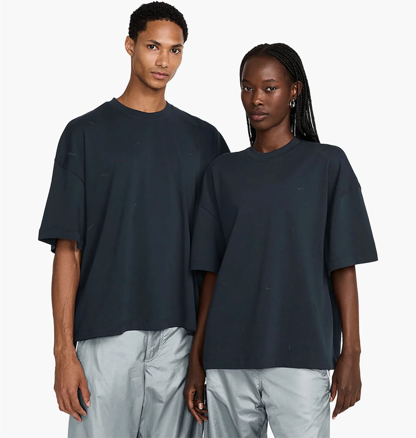Футболка Jacquemus x Nike Logo T-Shirt Dark Navy
