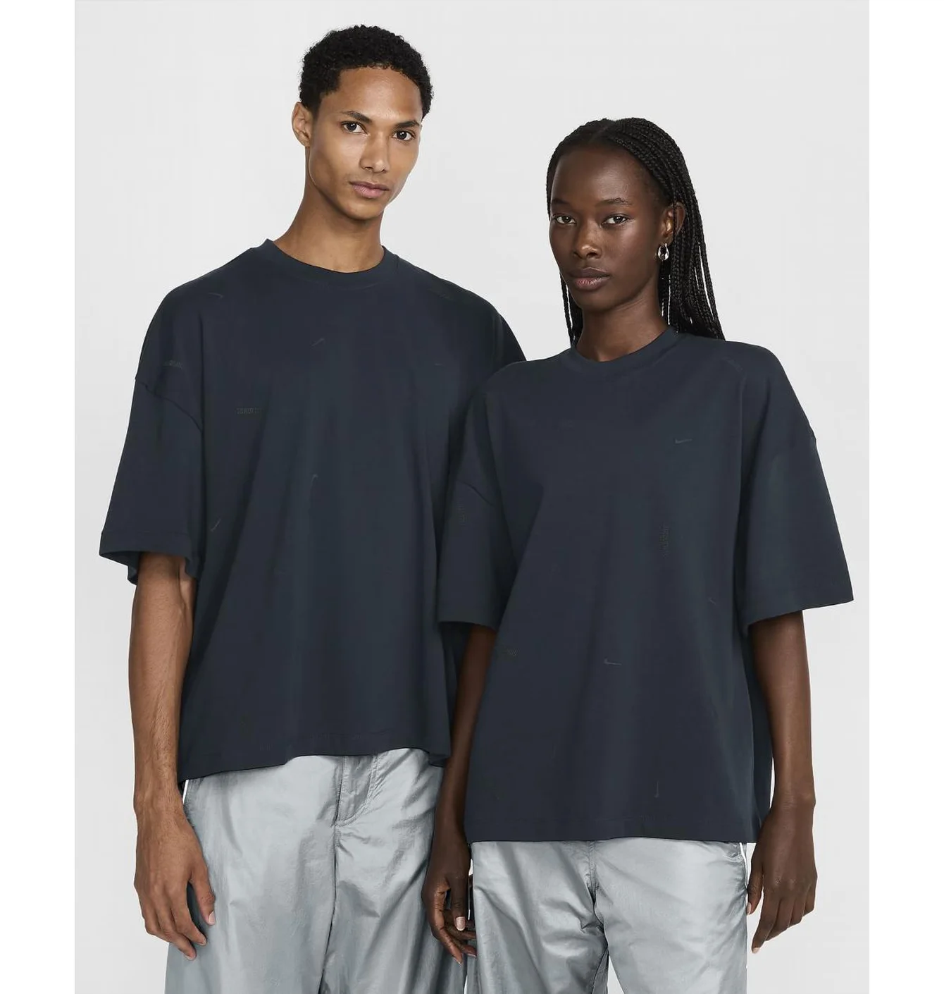 Футболка Jacquemus x Nike Logo T-Shirt Dark Navy