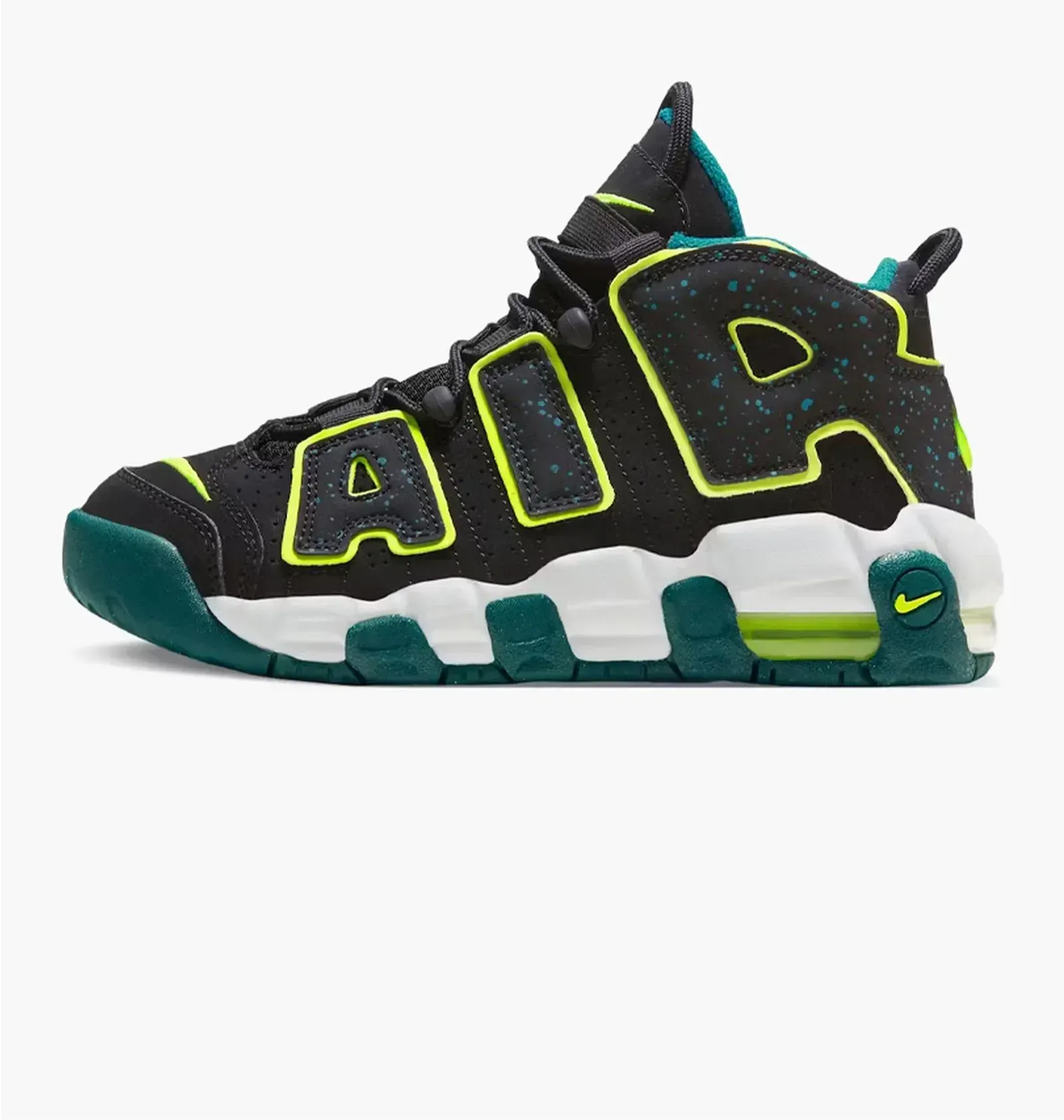 Кросівки жіночі Nike Air More Uptempo Geode Teal Gs Black (DZ2809-001)