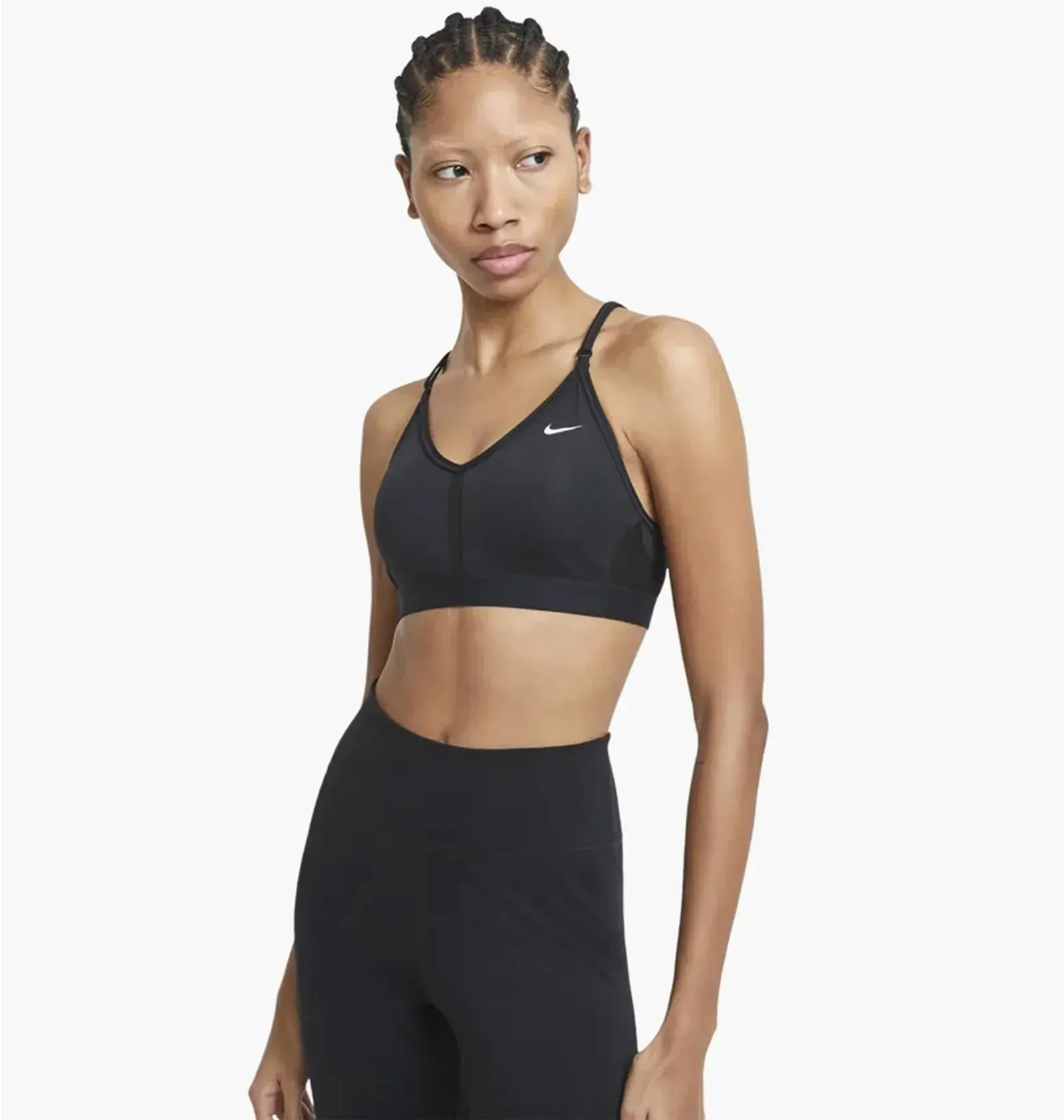Спортивний топ жіночий Nike W Nk Df Indy V-Neck Bra (CZ4456-010)