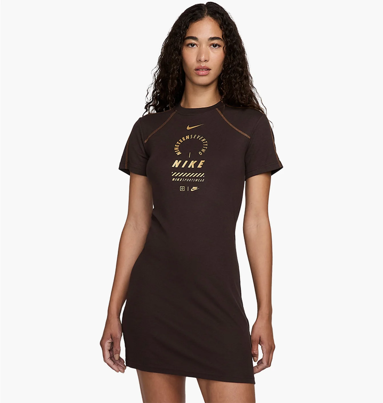 NIKE SPORTSWEAR SHORT-SLEEVE DRESS