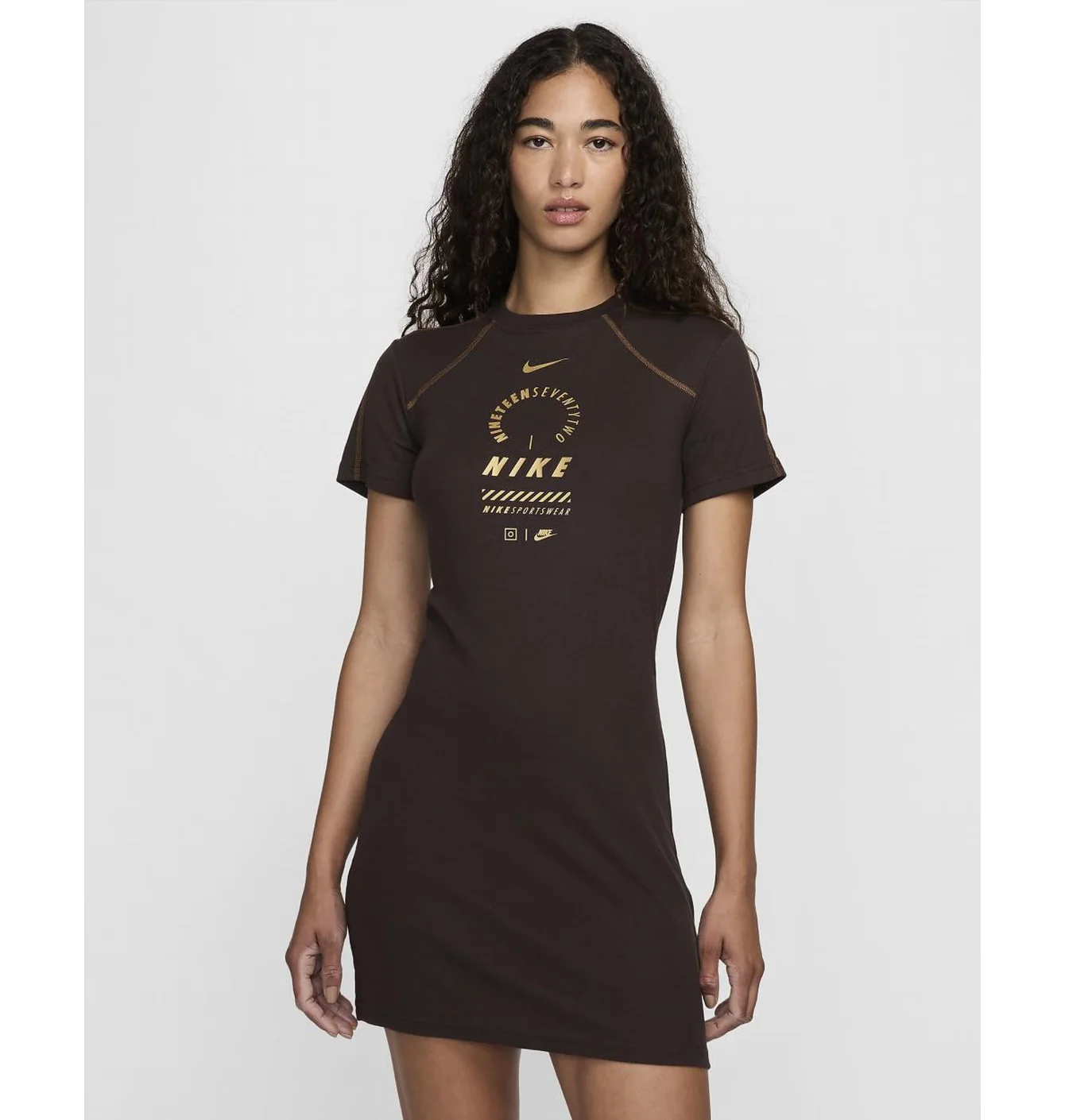NIKE SPORTSWEAR SHORT-SLEEVE DRESS