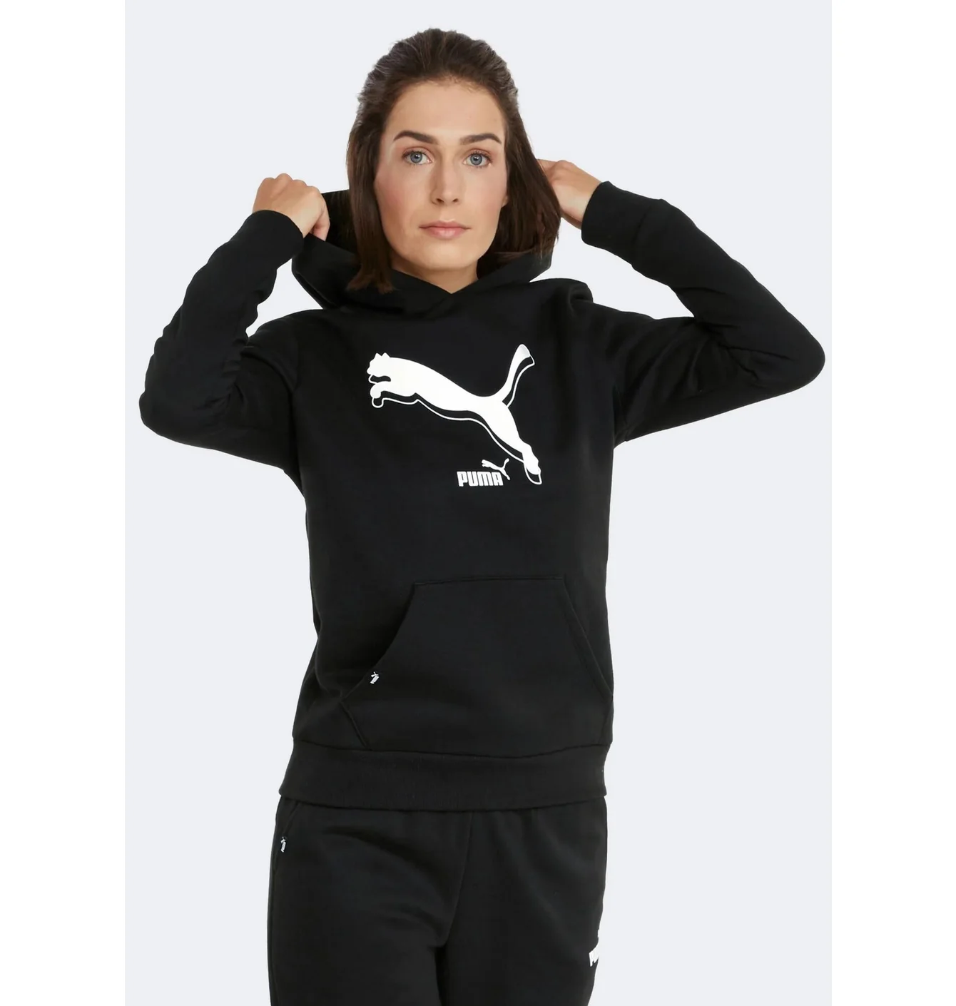 Худі жіноче Puma Power Logo Black 589541-01