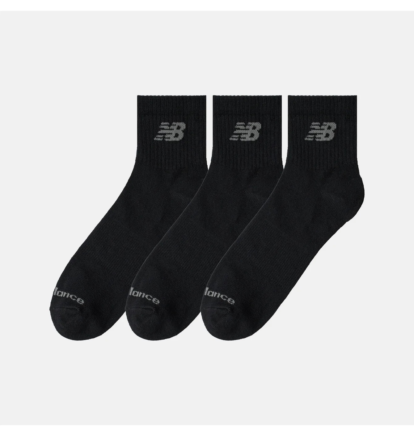 Шкарпетки New Balance Prfm Basic Ankle (3 пари) Black LAS51413BK