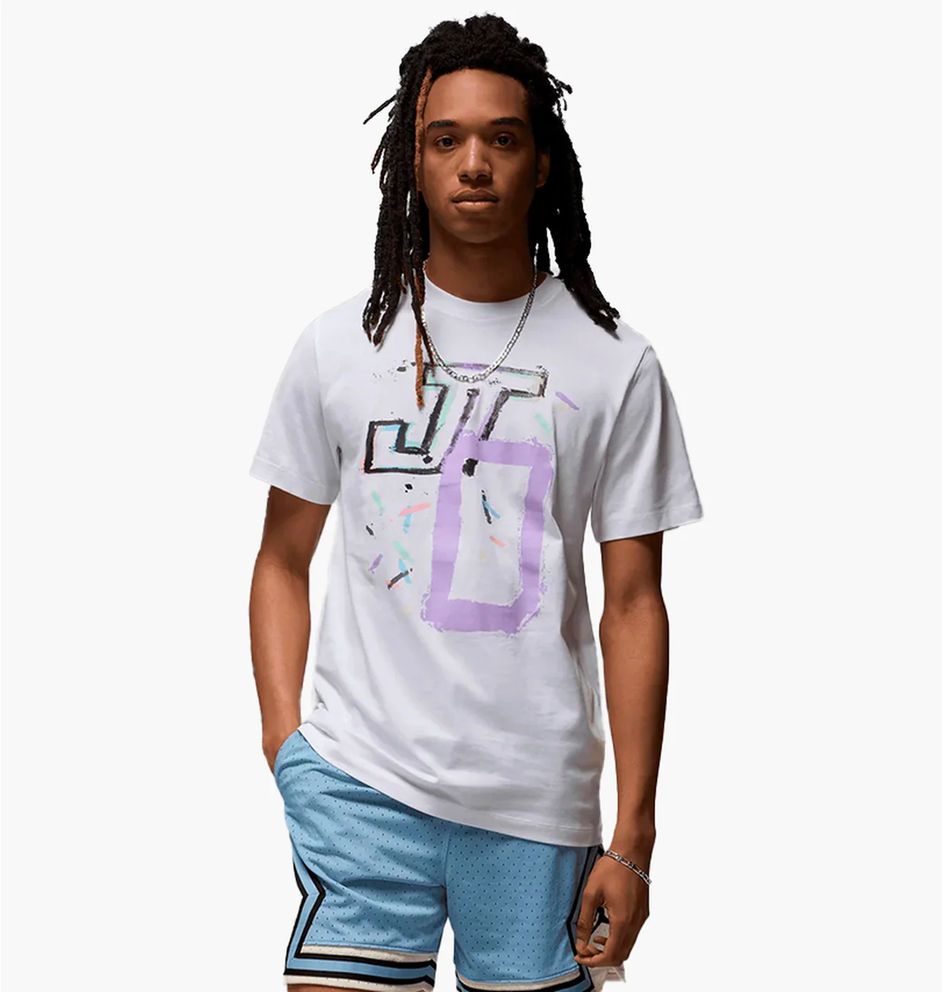 Футболка чоловіча Nike Tatum MenS T-Shirt White HF3947-100