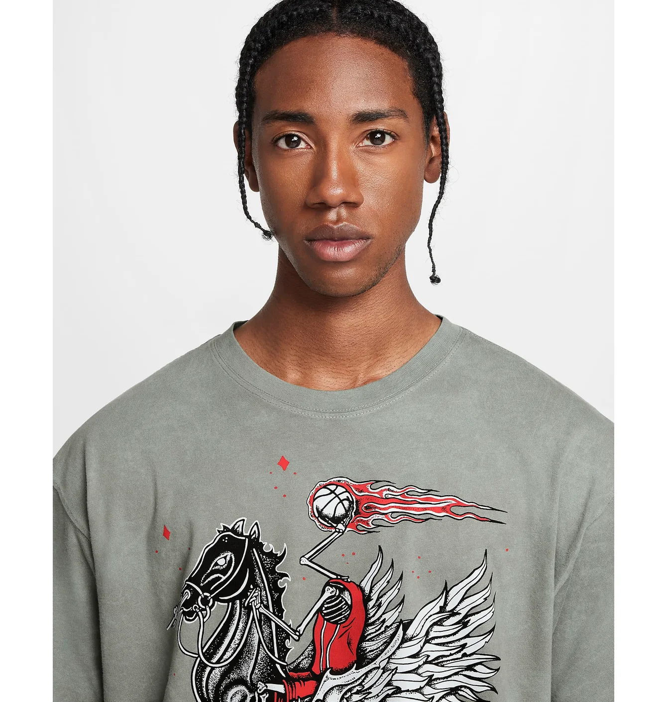 Футболка чоловіча Nike Tee M90 Oc 2 Grey HF6199-029